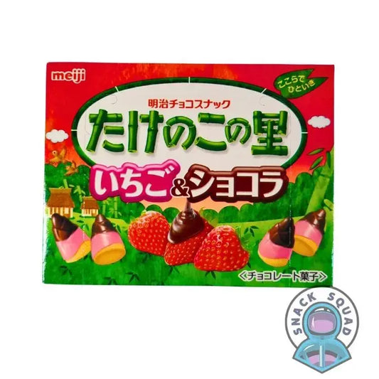 Takenoko no Sato Chocolate & Strawberry Biscuit 61g (Japan) Snack Squad