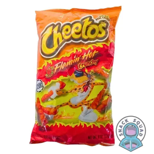 Cheetos Crunchy Flamin' Hot 226g (USA) Snack Squad