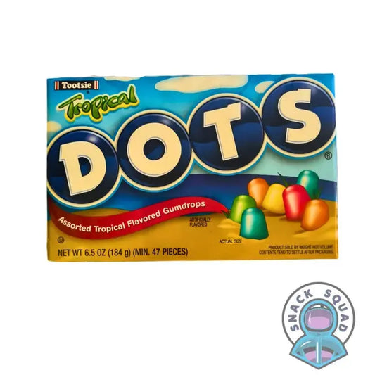 Dots Tropical Theatre Box 184g Snack Squad