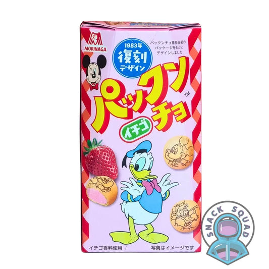Morinaga Pakkuncho Strawberry Cream Biscuit 41g (Japan) Snack Squad