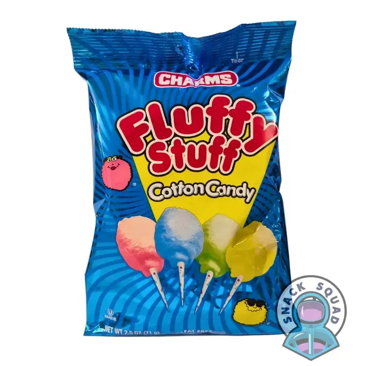 Charms Fluffy Stuff Cotton Candy 71g Snack Squad