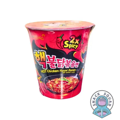 Samyang Buldak Hot Chicken Ramen 2X Spicy Cups 70g (Japan) Snack Squad