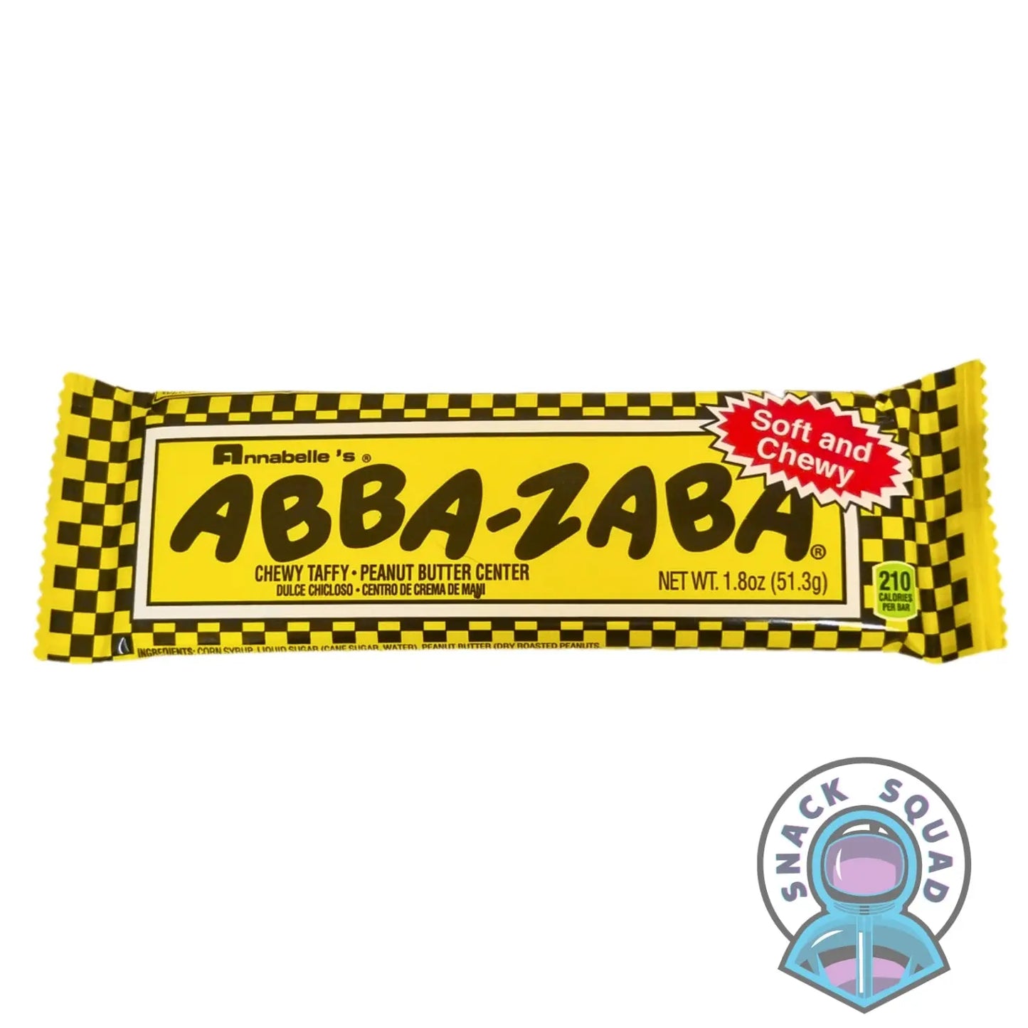 Annabelle Abba-Zabba Chewy Taffy Peanut Butter 51.3g (USA) Snack Squad