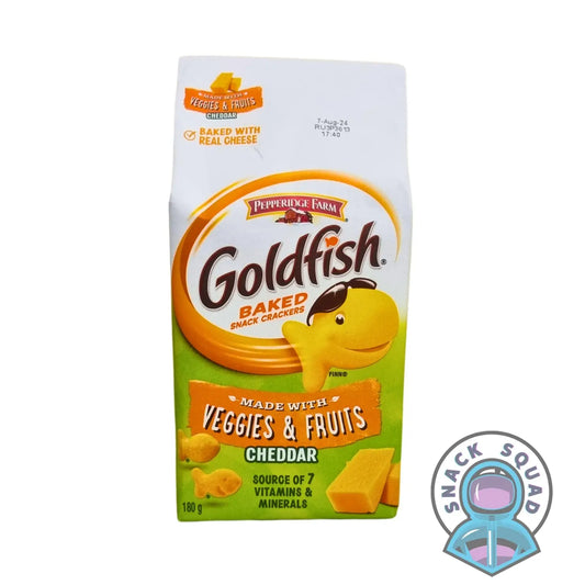 Goldfish Baked Veggies & Fruits Cheddar 180g Snack Squad