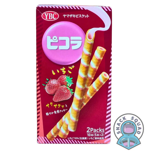 Ybc Picola Roll Strawberry 24g (Japan) Snack Squad