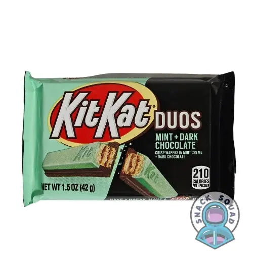 Kit Kat Duo'S Mint & Dark Chocolate 42g (USA) Snack Squad