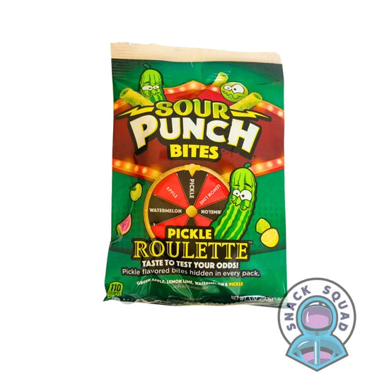 Sour Punch Bites Pickle Roulette 141g (USA) Snack Squad