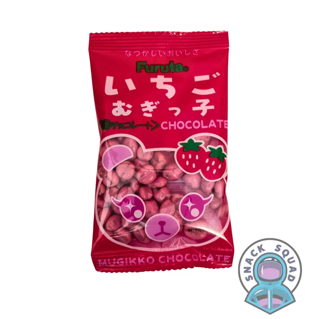 Furuta Mugikko Strawberry Chocolate Drops 11g (Japan) Snack Squad