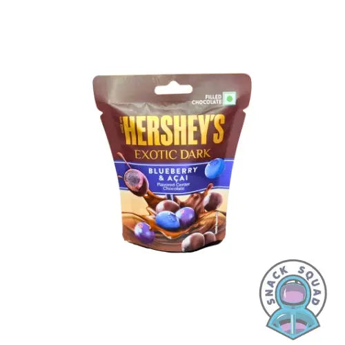 Hersheys Exotic Dark Blueberry & Acai Flavoured Center Chocolate 33g (India) Snack Squad