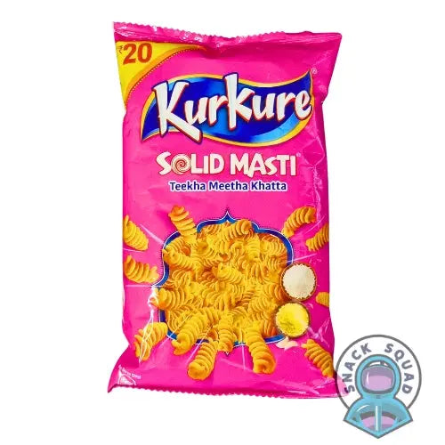 Kurkure Solid Masti Teekha Khatta Meetha 61g (India) Snack Squad