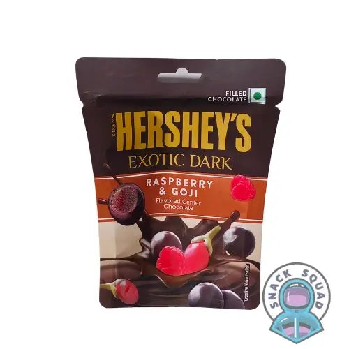 Hersheys Exotic Dark Raspberry & Goji Filled Chocolate 33g (India) Snack Squad