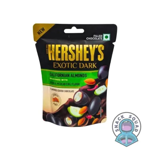 Hershey's Exotic Dark Californian Almonds, Guava & Mexican Chilli Flavour 30g Snack Squad