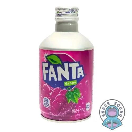 Fanta Grape Metal Bottle 300ml (Japan) Snack Squad