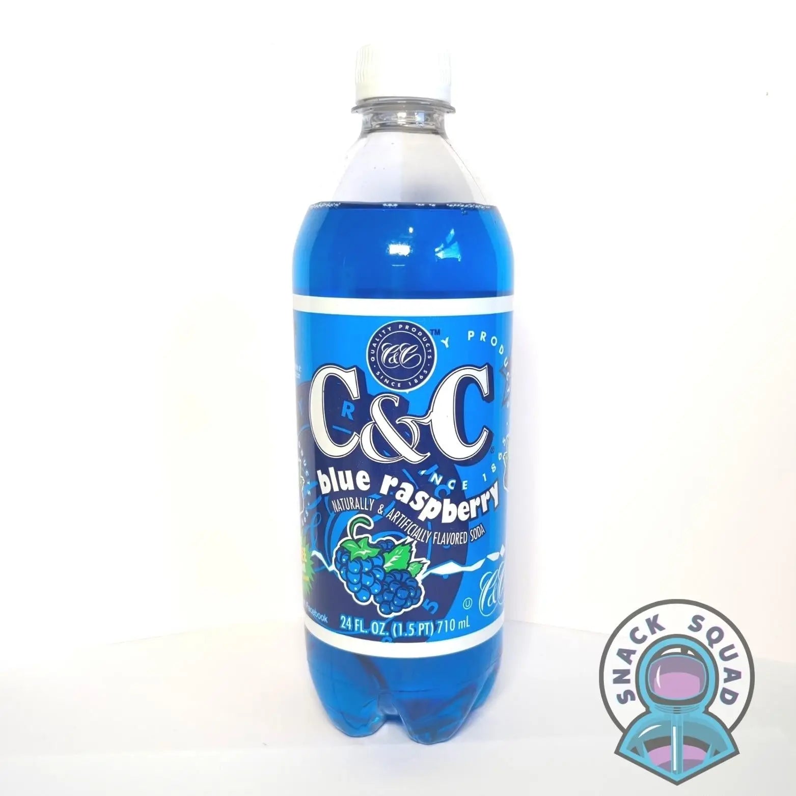 C&C Soda Blue Raspberry 710ml - Snack Squad - Snack Squad - Candy - Crisps - sweets - American - Japanese - snacks