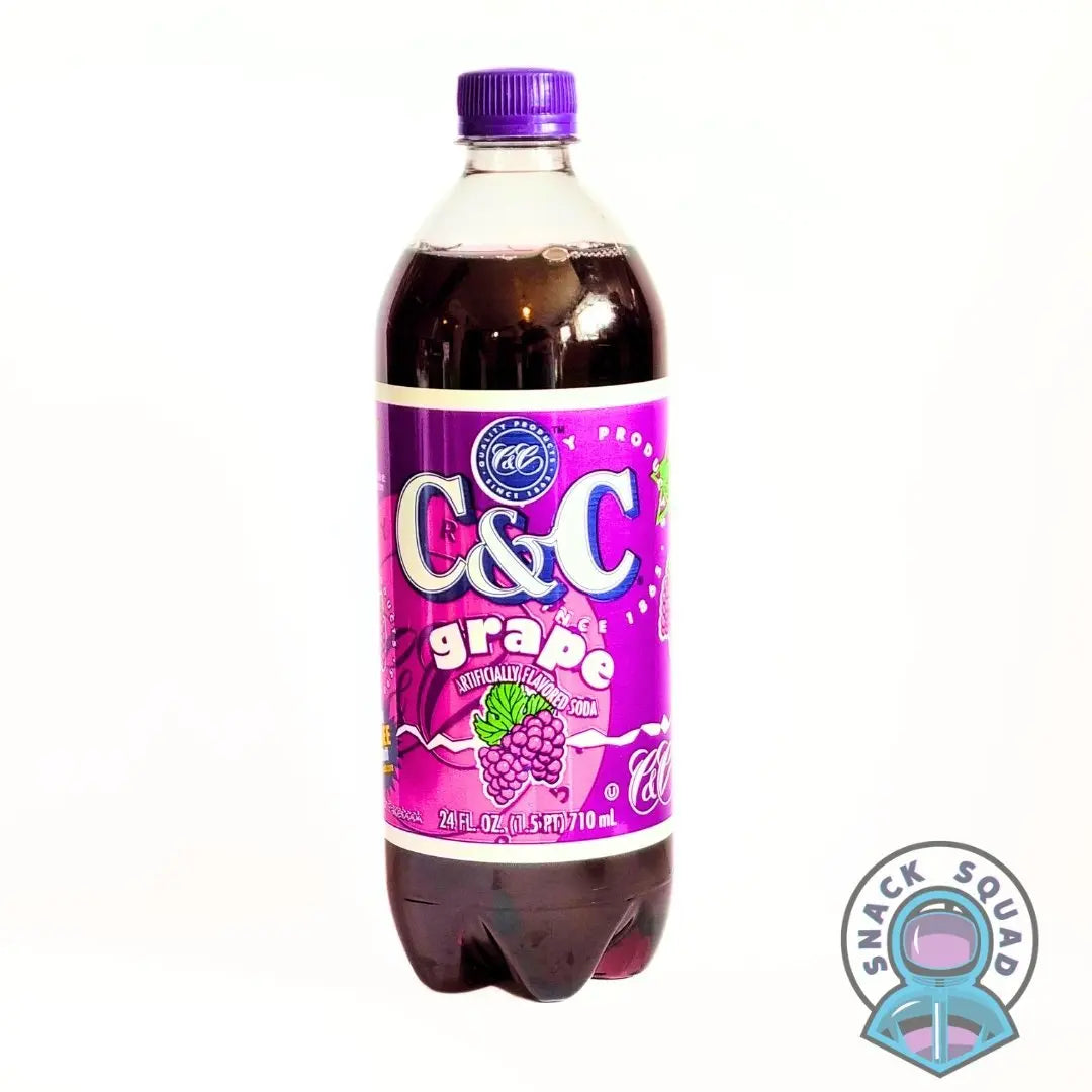 C&C Soda Grape Bottle 710ml - Snack Squad - Snack Squad - Candy - Crisps - sweets - American - Japanese - snacks