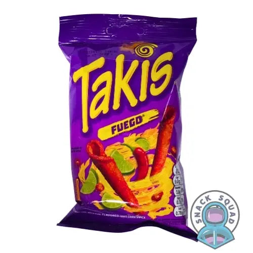 Takis Fuego Chilli Lime Tortilla Crisps 55g (USA) Snack Squad