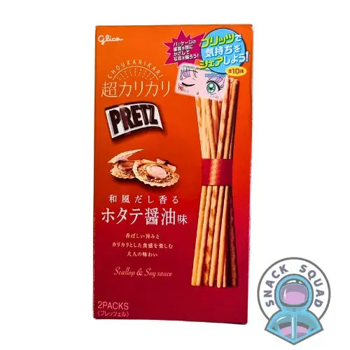 Glico Pretz Scallop & Soy Sauce 62g (Japan) Snack Squad