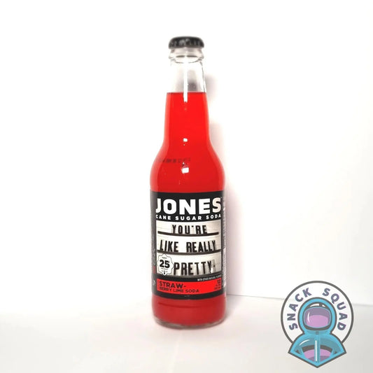 Jones Soda Strawberry Lime 355ml - Snack Squad - Snack Squad - Candy - Crisps - sweets - American - Japanese - snacks