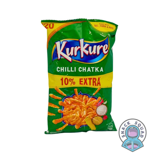 Kurkure Chilli Chatka - Snack Squad - Snack Squad - Candy - Crisps - sweets - American - Japanese - snacks