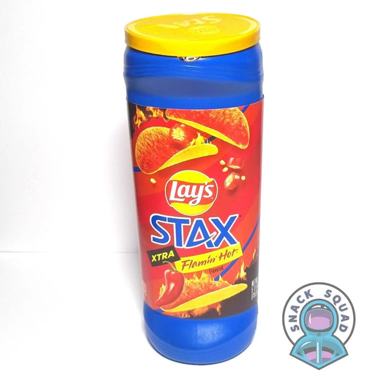 LAY'S® STAX® XTRA Flamin' Hot Potato Crisps - Snack Squad - Snack Squad - Candy - Crisps - sweets - American - Japanese - snacks