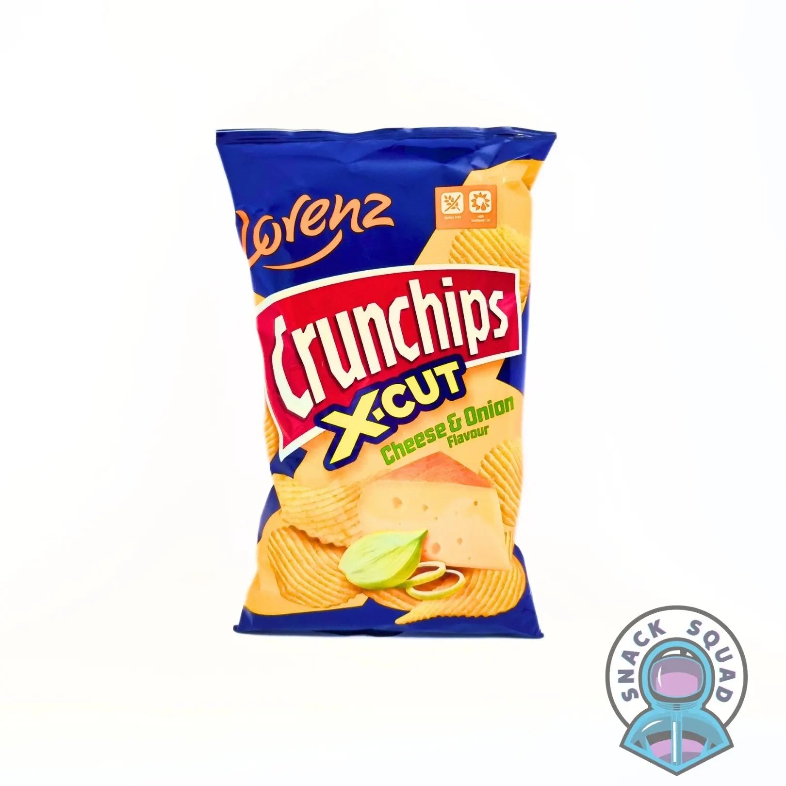 Lorenz XCut Chips Cheese & Onion - Snack Squad - Snack Squad - Candy - Crisps - sweets - American - Japanese - snacks