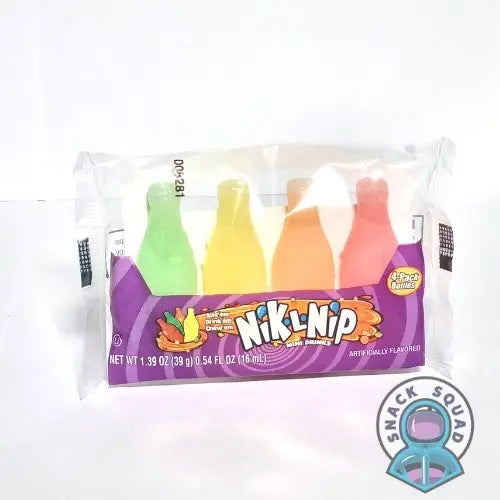 Nik-L-Nip Mini Drinks Original Wax Bottles 39g - Snack Squad - Snack Squad - Candy - Crisps - sweets - American - Japanese - snacks