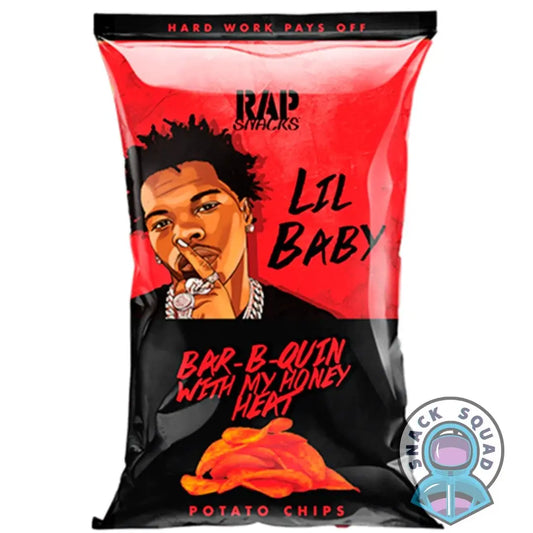 Rap Snacks Lil Baby Bar-B-Quin With My Honey Heat 71g - Snack Squad - Snack Squad - Candy - Crisps - sweets - American - Japanese - snacks