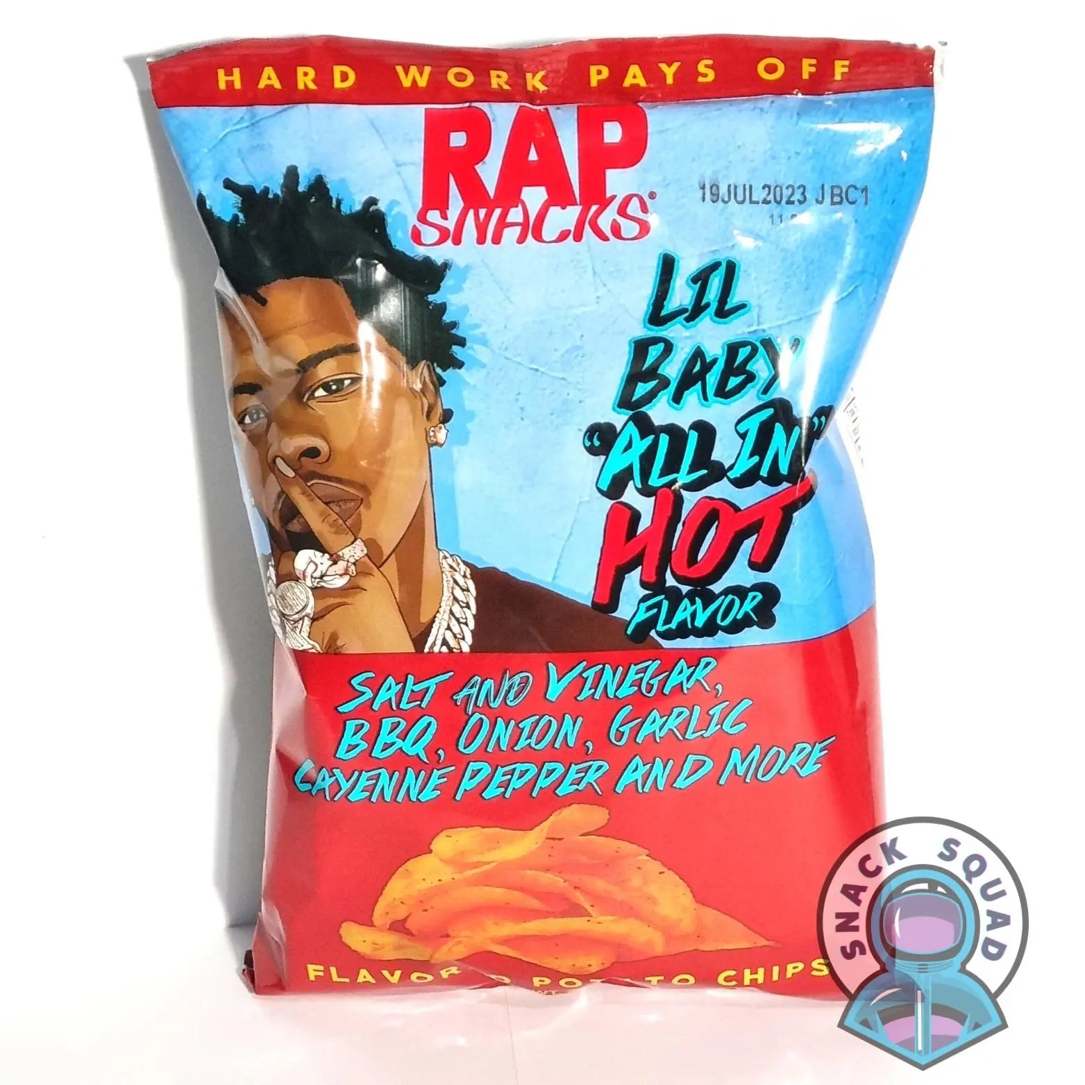 Rap Snacks Lil Baby "All In" Hot 71g - Snack Squad - Snack Squad - Candy - Crisps - sweets - American - Japanese - snacks