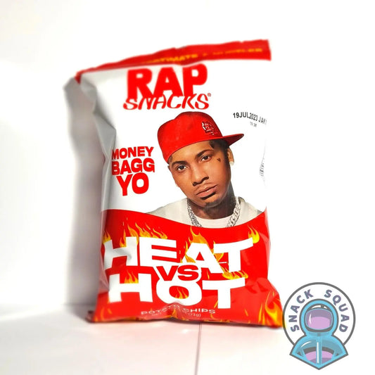 Rap Snacks Money Bagg Yo Heat vs Hot 71g - Snack Squad - Snack Squad - Candy - Crisps - sweets - American - Japanese - snacks