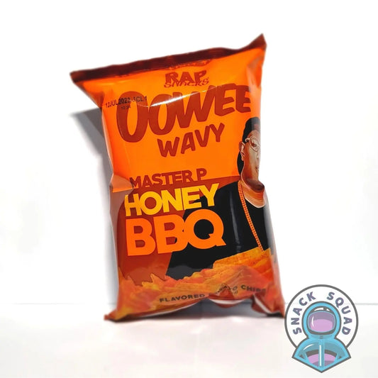 Rap Snacks Oowee Wavy Master P Honey BBQ 71g - Snack Squad - Snack Squad - Candy - Crisps - sweets - American - Japanese - snacks