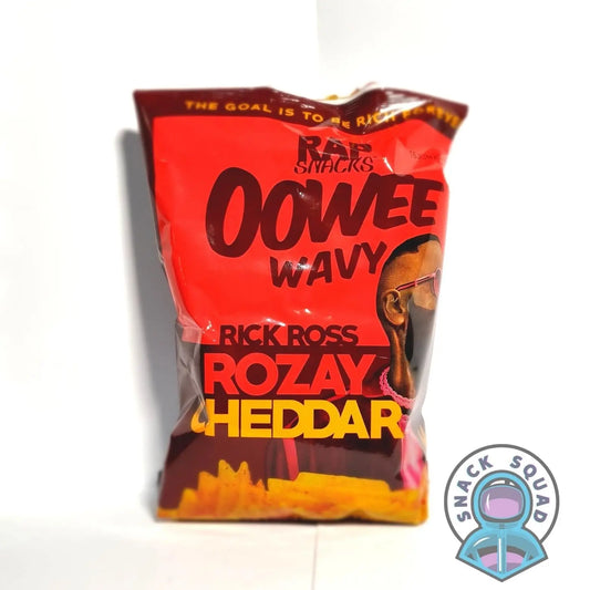 Rap Snacks Oowee Wavy Rick Ross Rozay Cheddar 71g - Snack Squad - Snack Squad - Candy - Crisps - sweets - American - Japanese - snacks