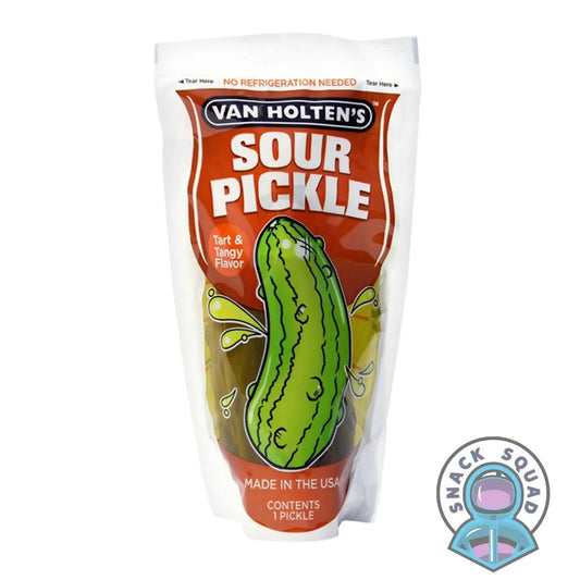 Van Holten's SOUR Pickle in a Pouch - Snack Squad - Snack Squad - Candy - Crisps - sweets - American - Japanese - snacks