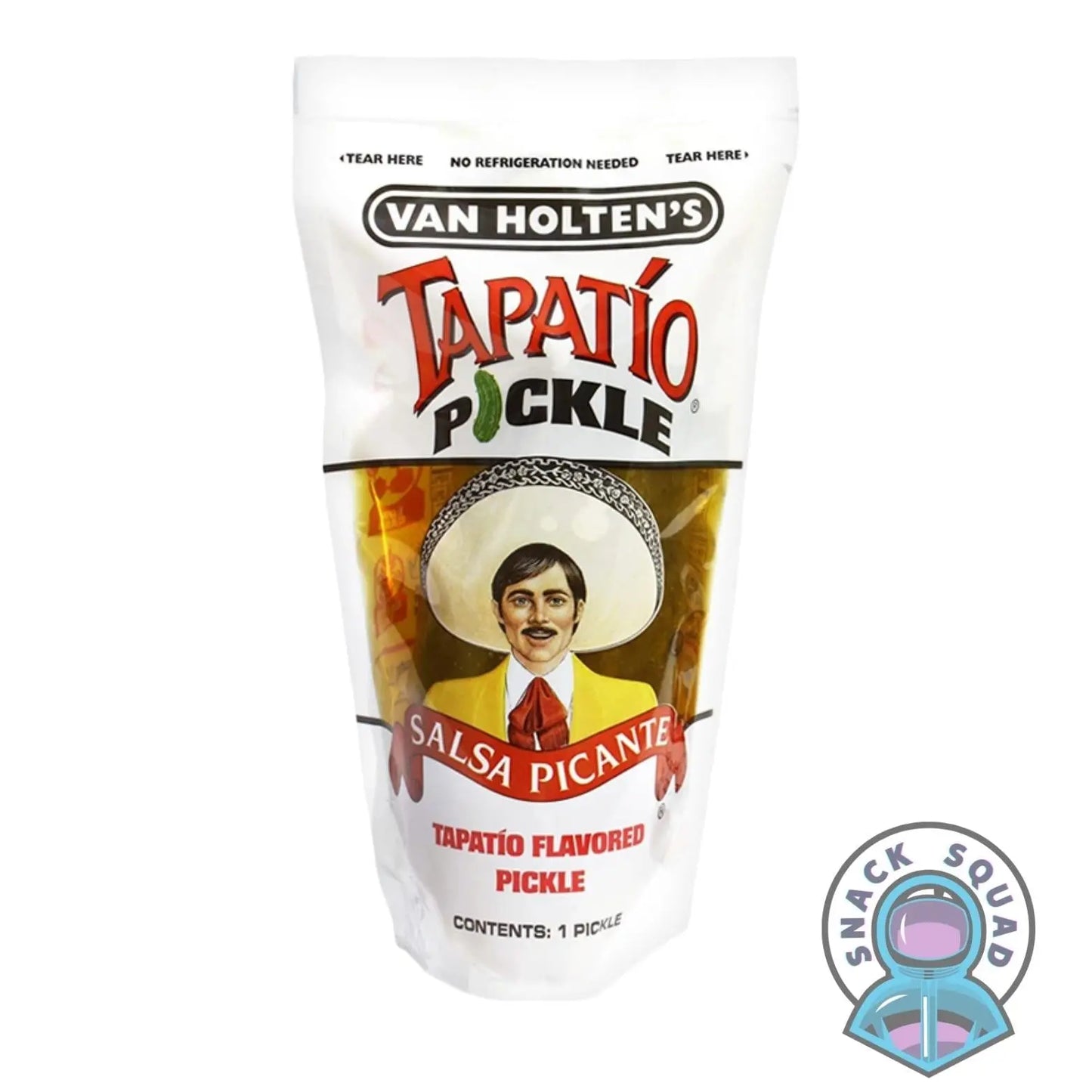 Van Holten's TAPATÍO Pickle in a Pouch - Snack Squad - Snack Squad - Candy - Crisps - sweets - American - Japanese - snacks