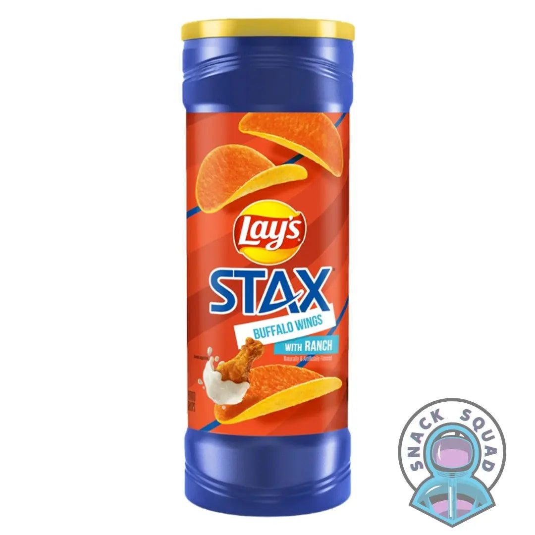 LAY'S® STAX® Buffalo Wings with Ranch Potato Crisps - Snack Squad - Snack Squad - Candy - Crisps - sweets - American - Japanese - snacks