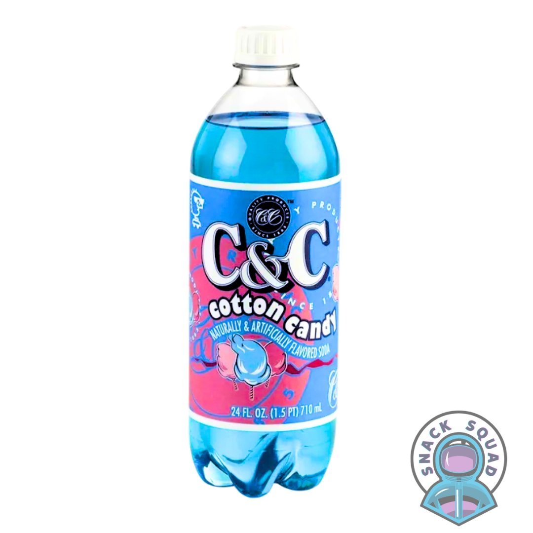 C&C Cotton Candy Bottle 710ml - Snack Squad - Snack Squad - Candy - Crisps - sweets - American - Japanese - snacks