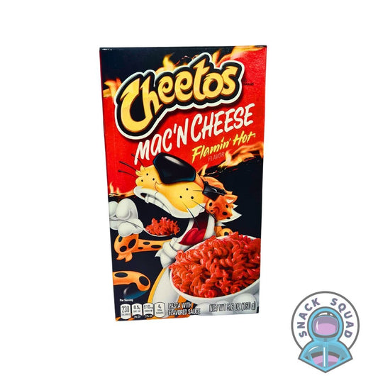 Cheetos Flamin' Hot Mac 'n Cheese Box 167g - Snack Squad - Snack Squad - Candy - Crisps - sweets - American - Japanese - snacks