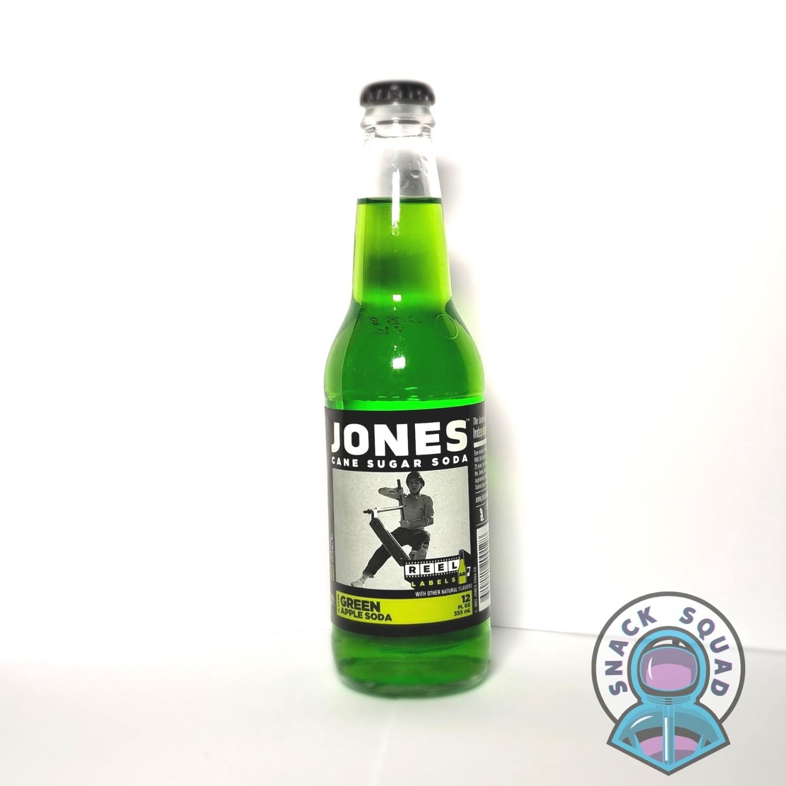 Jones Soda Green Apple 355ml - Snack Squad - Snack Squad - Candy - Crisps - sweets - American - Japanese - snacks