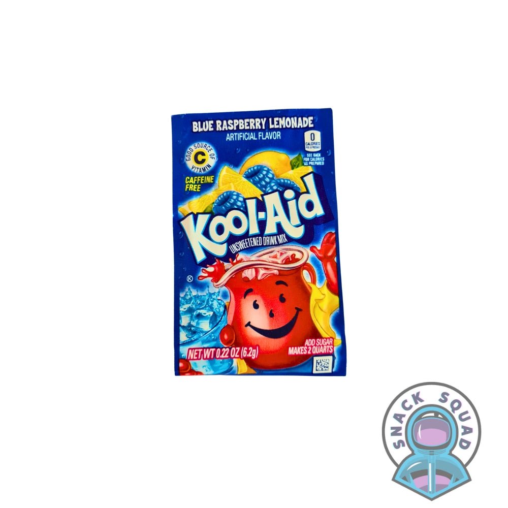 Kool Aid Ice Blue Raspberry Sachet - Snack Squad - Snack Squad - Candy - Crisps - sweets - American - Japanese - snacks