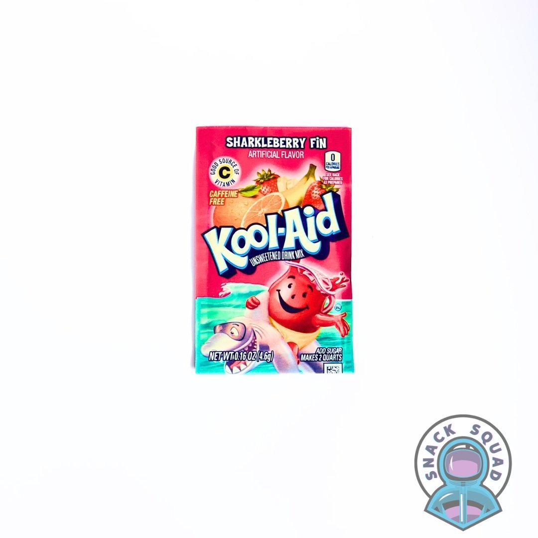 Kool Aid Sharkleberry Fin 4.5g Sachet - Snack Squad - Snack Squad - Candy - Crisps - sweets - American - Japanese - snacks