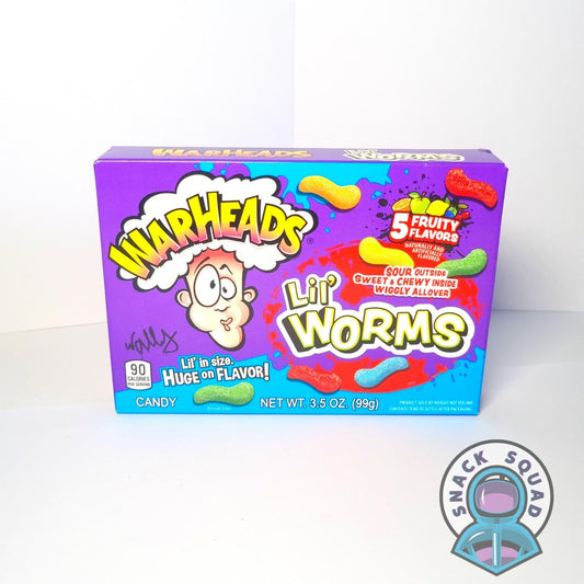 Warheads Lil' Worms Theatre 99g - Snack Squad - Snack Squad - Candy - Crisps - sweets - American - Japanese - snacks